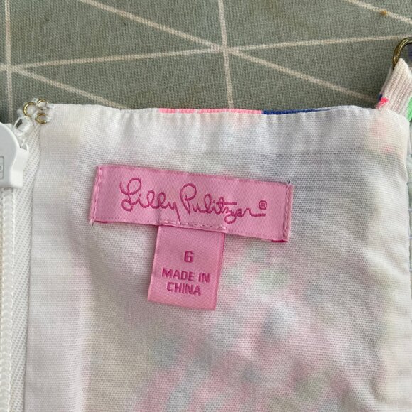 Lilly Pulitzer Girls Size 6 Romper Excellent Used Condition - Picture 6 of 16